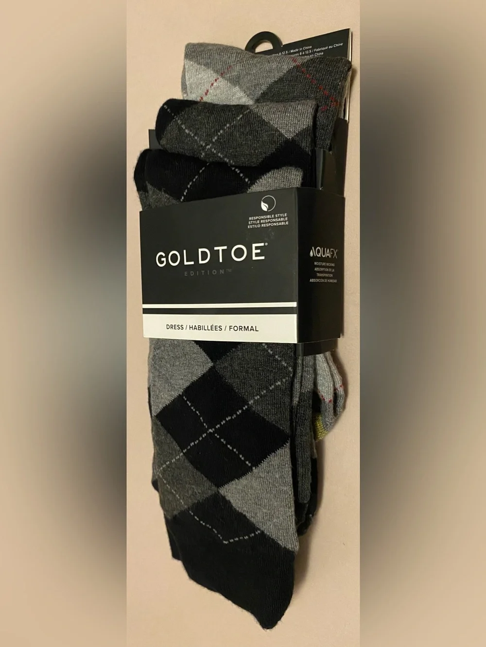 Gold Toe 3 Pack Dress Socks Men’s New With Tags
